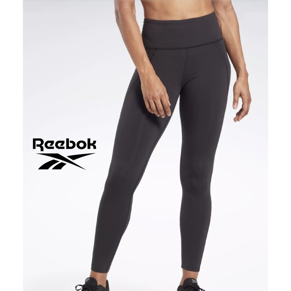 Reebok Black Running Active Yoga Leggings Size Small